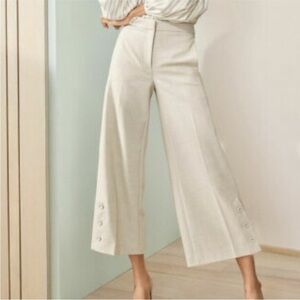 Ann Taylor wide leg high rise Cullotes pants